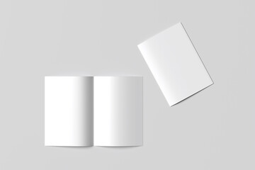 Bifold Brochure Blank Mockup