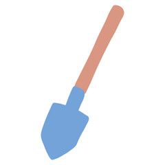 shovel illustration vector