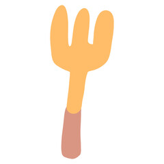 trowel illustration vector