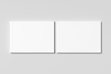 Cover A4 Landscape Magazine Blank Mockup