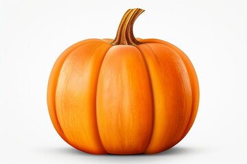 Pumpkin on white background, Thanksgiving centerpiece, harvest bounty
