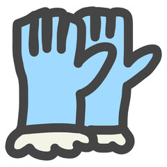 gloves illustration vector