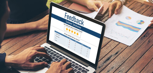 Customer feedback and review analysis by modish computer software for corporate business