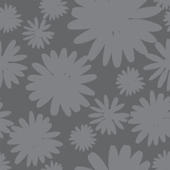 Fototapeta na wymiar floral seamless texture with daisies in honor of mother's day, women's day, valentine's day