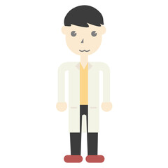 scientist illustration Vector