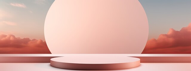 grass firld meadow product stage podium template display showcase presentation for advertisment ideas concept,stage with nature scenery background for product stand concept,ai generate