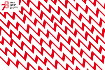 Fototapeta premium background of the Independence Day of the Republic of Indonesia. Icons, Elements and Patterns. Set of Indonesian backgrounds, design elements