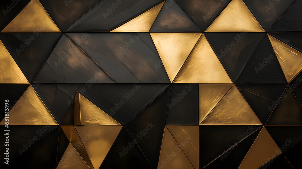 Poster generative ai : marble with golden texture background vector illustration