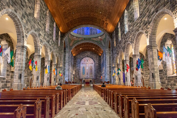 The interior of beautiful Galway Cathedral - obrazy, fototapety, plakaty