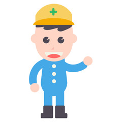 builder illustration Vector