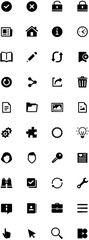 Set of Glyph Neue icons