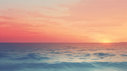 Fototapeta premium background texture that mimics the soothing gradient of a sunset over a calm ocean