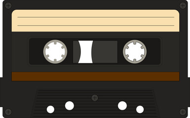 카세트 테이프 벡터 일러스트