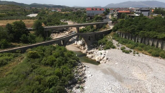  Mesi Bridge in Shkoder, Albania by Drone