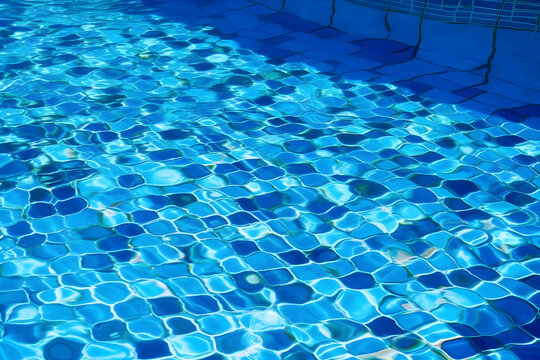 Blue swimming pool background