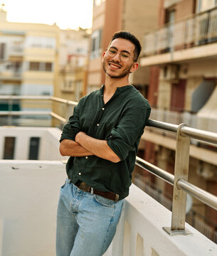 man urban young male outdoor lifestyle portrait fashion city guy model adult cool posing modern attractive style  trendy confident handsome casual outside youth hispanic latin