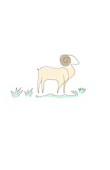 deer in a background