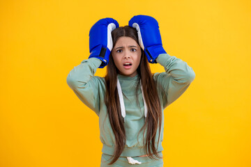 boxing training of teen girl. girl learn punching. teen defense. girl sport training. sport active wear. Teen boxer training with discipline and determination. teen girl in boxing goves. feel failed
