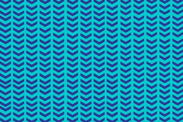 Vertical zigzag fabric pattern on blue background