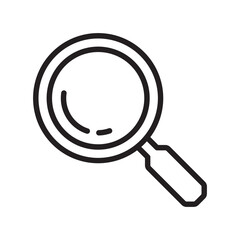 magnifying glass icon design vector template