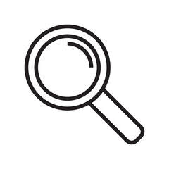 magnifying glass icon design vector template