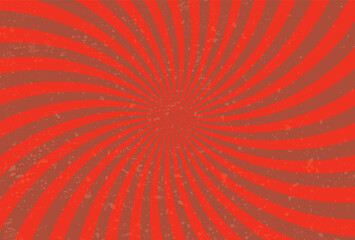 red sunburst background, Retro Background,