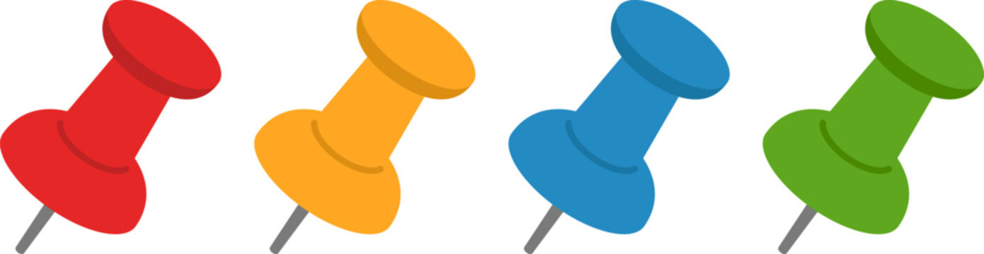 画鋲のイラスト（Push pin）