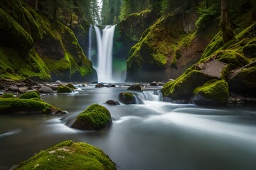 waterfall in the forest