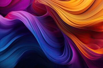 Obraz premium Colorful organic 3d background. Abstract wallpaper design.