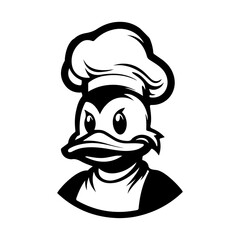 Duck vector logo illustration