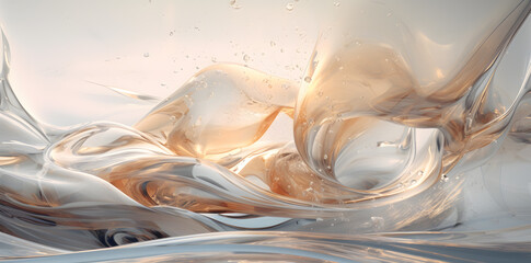 Water splash with sunlight background - obrazy, fototapety, plakaty
