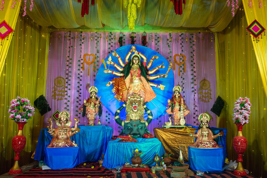 Goddess durga in navratri festival
