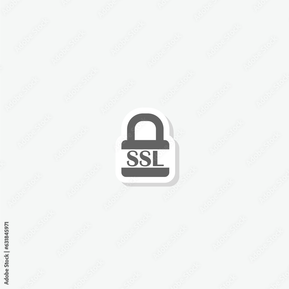 Canvas Prints Security Web Logo Icon Design sticker icon