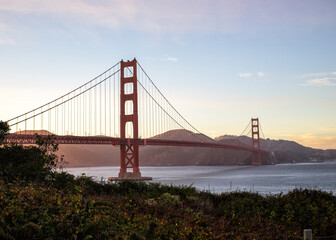 Fototapeta na wymiar Golden Gate Wonder - Iconic San Francisco Bridge