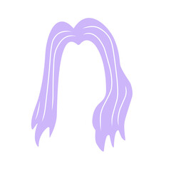 woman hair vector element