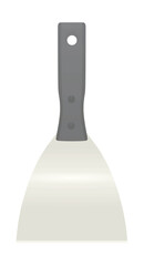 Putty knife spatula. vector illustration