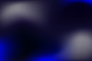 Dark Abstract Background. Dark and Neon color splash background template. Neon blob shapes on dark blue backdrop. Vector Illustration. 