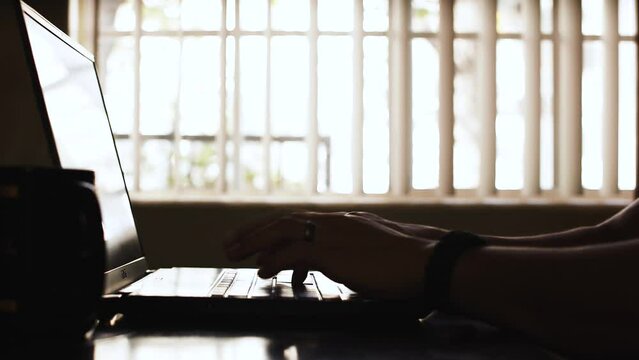 Work From Home on Laptop