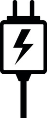 Mobile charger icon sign. Electronics signs and symbols.