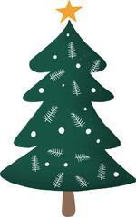 green christmas tree