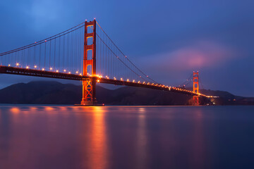 golden gate bridge san francisco - Powered by Adobe