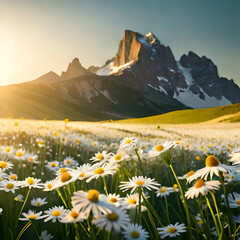 meadow with flowers