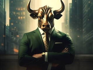 Börsenmacht: Der Bulle im Anzug beherrscht die Szene