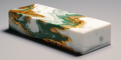 Geschliffener Marmor, Edelsteine, Mineralien