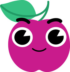 Plum Face Soft Smile