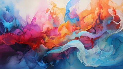 abstract acrylic colourful background