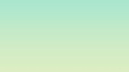 abstract mixture of very soft cyan , pale lime green and light green solid color gradient background