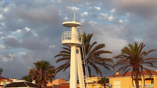 Playa La Zenia / Cala Bosque in La Zenia. Beach in a summer morning. Costa blanca, orihuela costa, playa flamenca.