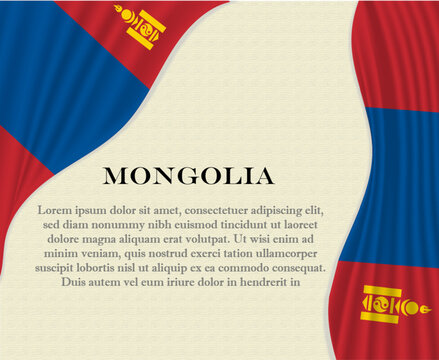 Mongolia National day template