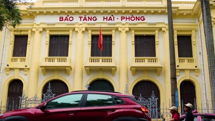 Hai Phong Museum Outdoor at Hai Phong city, Vietnam. August 01st 2023.